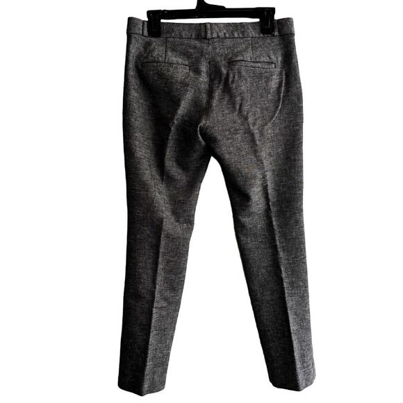 Banana Republic Ryan Fit Gray Dress Pant Sz 4 Low Rise Stretch Slim Straight - Picture 2 of 12